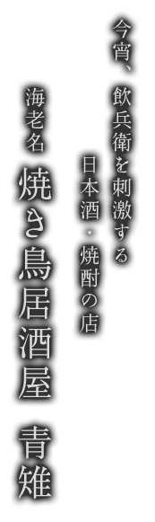 海老名 焼き鳥居酒屋 青雉